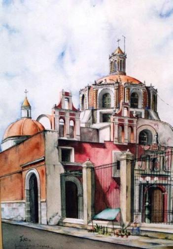 José Gustavo Cadena Sanchez, pintor mexicano